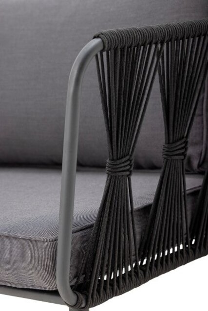 Bloomingville Canapé Pavone noir - 82064276