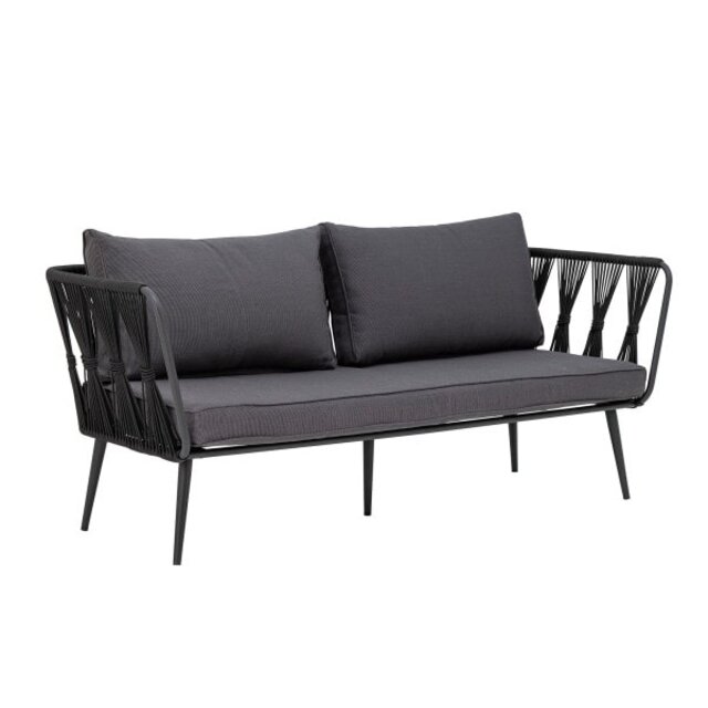 Bloomingville Canapé Pavone noir - 82064276