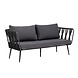 Bloomingville Pavone bank zwart - 82064276 Bloomingville Pavone bank zwart - 82064276
