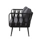 Bloomingville Pavone bank zwart - 82064276 Bloomingville Pavone bank zwart - 82064276