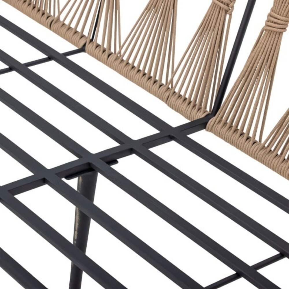 Bloomingville Pavone bank bruin - 82064371 Bloomingville Pavone bank bruin - 82064371