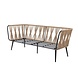 Bloomingville Pavone bank bruin - 82064371 Bloomingville Pavone bank bruin - 82064371