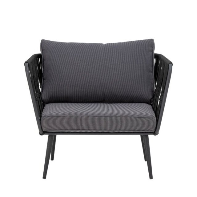 Bloomingville Pavone Loungesessel schwarz - 82064275 Bloomingville Pavone Loungesessel schwarz - 82064275