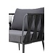Bloomingville Pavone loungestoel zwart - 82064275 Bloomingville Pavone loungestoel zwart - 82064275
