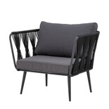 Bloomingville Pavone Loungesessel schwarz - 82064275 Bloomingville Pavone Loungesessel schwarz - 82064275