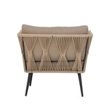 Bloomingville Chaise longue Pavone marron - 82064370 Bloomingville Chaise longue Pavone marron - 82064370