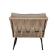 Bloomingville Pavone loungestoel bruin - 82064370 Bloomingville Pavone loungestoel bruin - 82064370