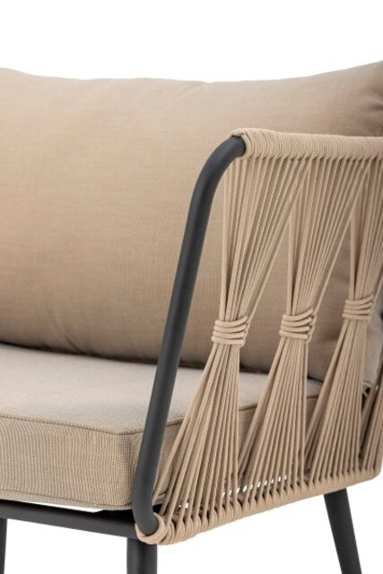 Bloomingville Chaise longue Pavone marron - 82064370