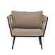 Bloomingville Pavone loungestoel bruin - 82064370 Bloomingville Pavone loungestoel bruin - 82064370