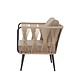 Bloomingville Pavone loungestoel bruin - 82064370 Bloomingville Pavone loungestoel bruin - 82064370