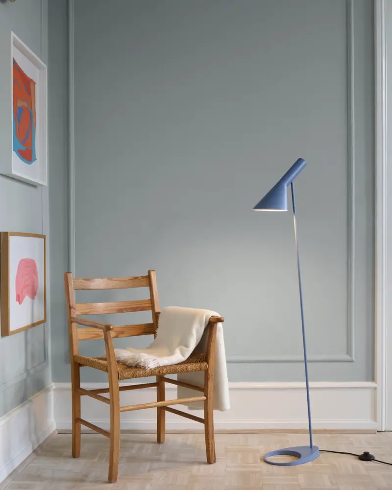 Louis Poulsen AJ floor lamp dusty blue - 5744170039