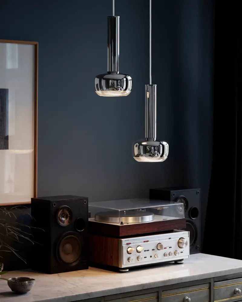 Louis Poulsen VL 56 hanging lamp chromed - 5741113099 Louis Poulsen VL 56 hanging lamp chromed - 5741113099