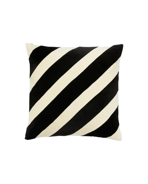 Nordal Theta cushion black/ivory including filling - 2594