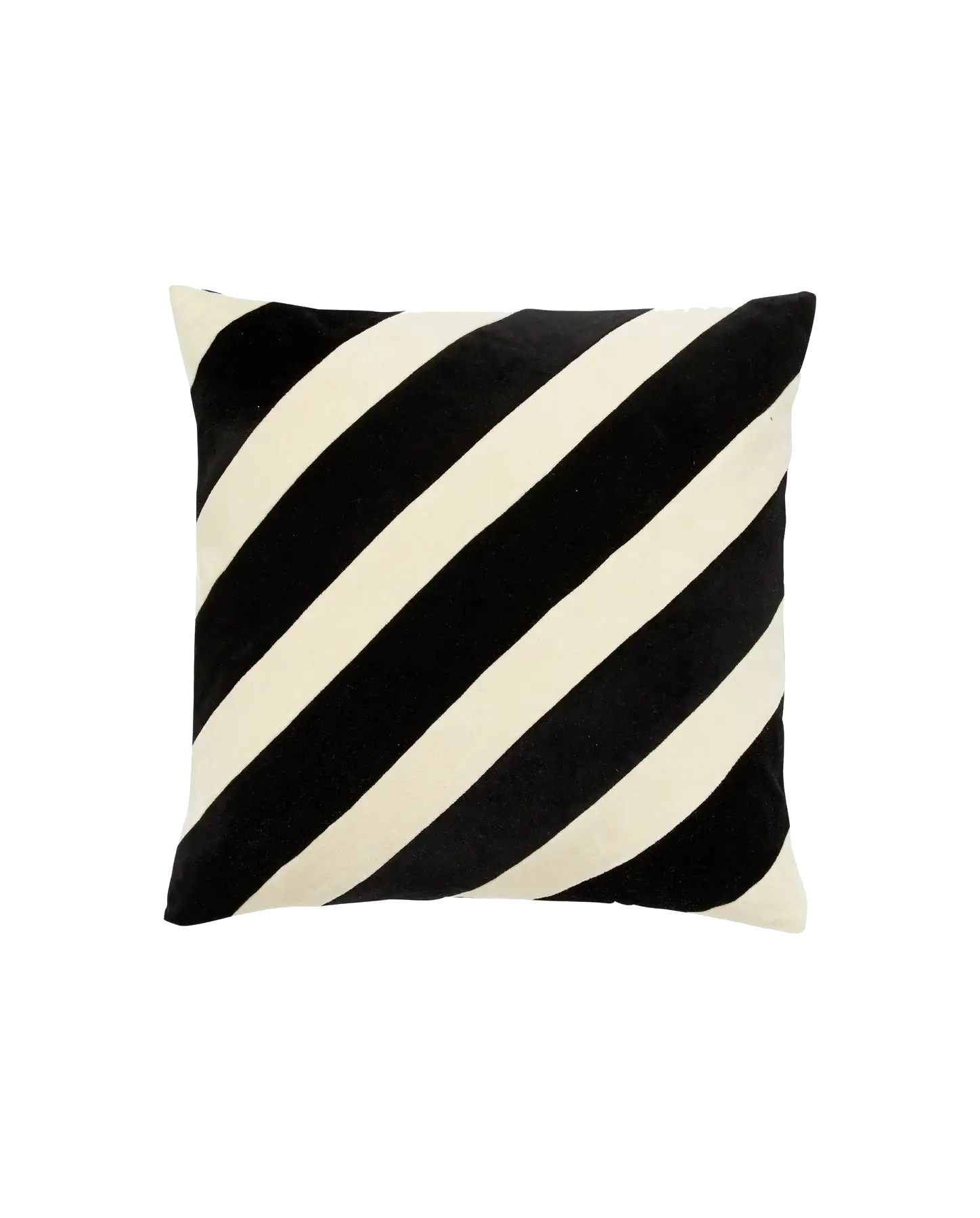 Nordal Coussin Theta noir/ivoire avec rembourrage - 2594