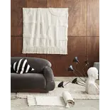 Nordal Theta cushion black/ivory including filling - 2594