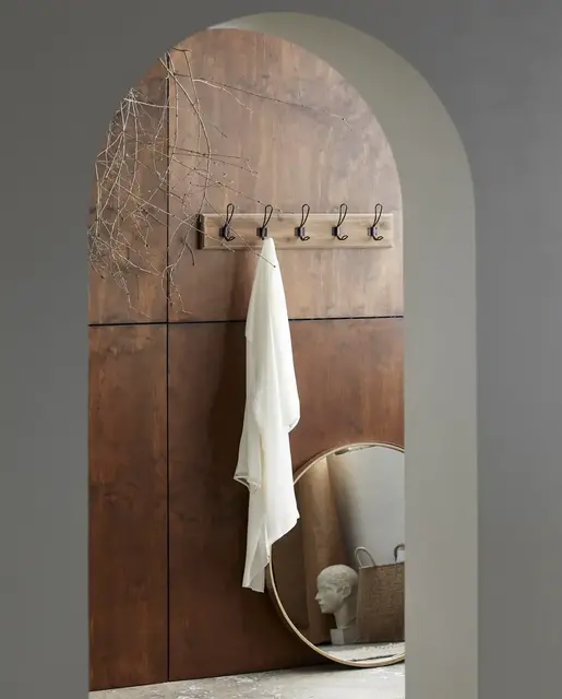 Nordal Caroni coat rack with 5 hooks - 1079