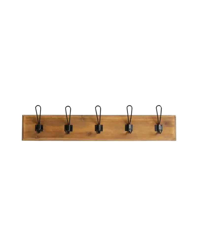 Nordal Caroni coat rack with 5 hooks - 1079
