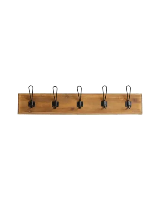 Nordal Caroni coat rack with 5 hooks - 1079