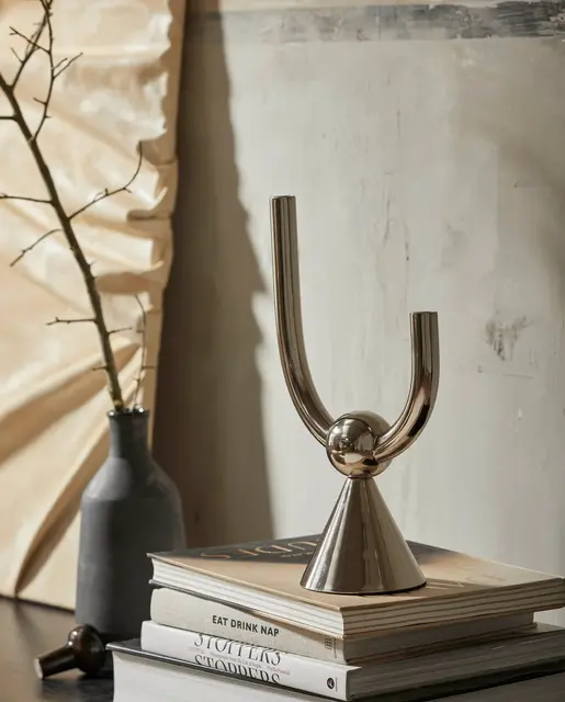Nordal Bougeoir Corfou chromé - 2272