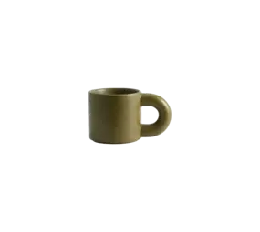 Nordal Jose mugs dark green set of 6 pieces