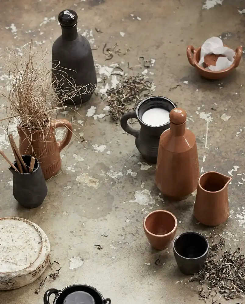 Nordal Juniper bottle with cap brown - 9194