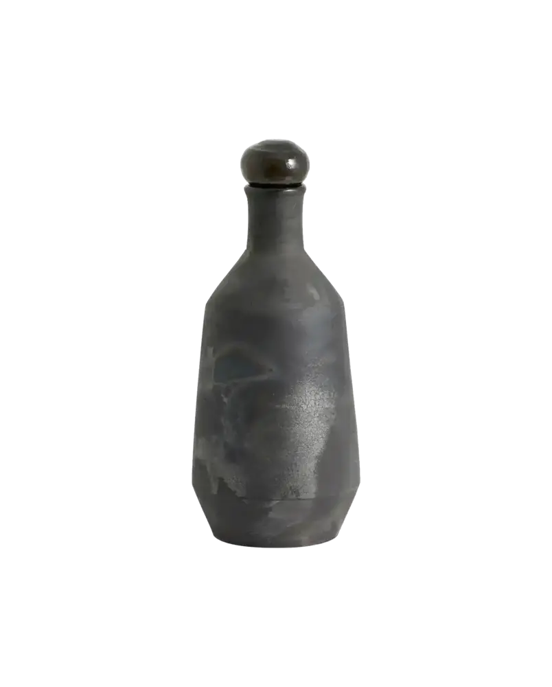 Nordal Juniper fles met dop zwart - 9195 Nordal Juniper fles met dop zwart - 9195