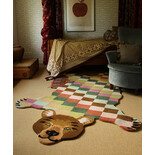 Doing Goods Archie check bear rug XL - 5703100000