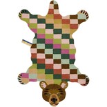 Doing Goods Archie check bear rug XL - 5703100000
