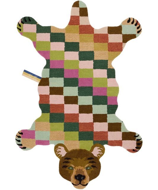 Doing Goods Archie check bear vloerkleed XL - 1.45.10.094.099.6