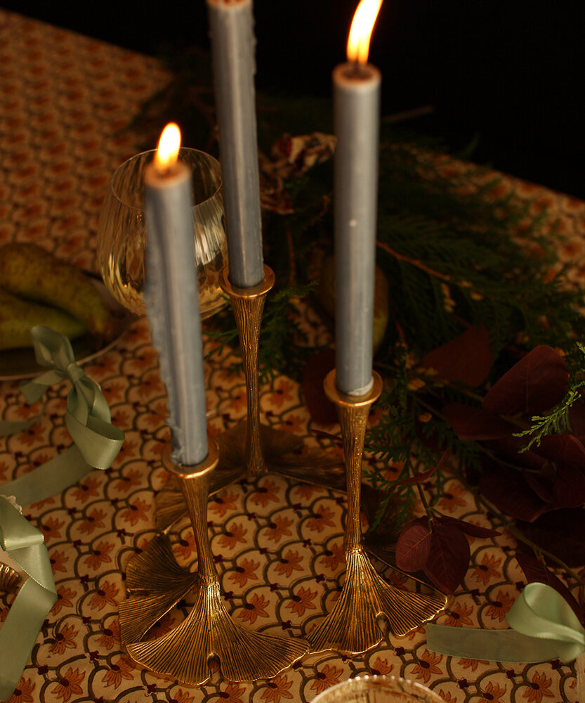 Doing Goods Gaya ginko trippel ljusstake - 9405500090 Doing Goods Gaya ginko trippel ljusstake - 9405500090