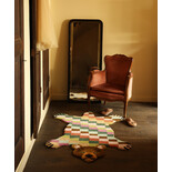 Doing Goods Archie check bear rug L - 1.45.10.094.099.5