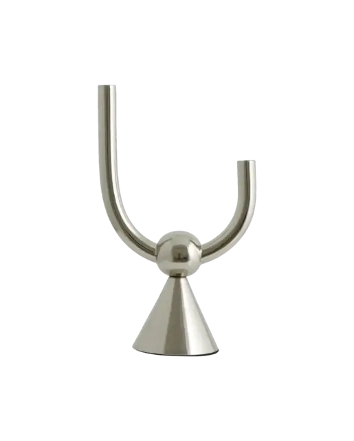 Nordal Corfu candlestick chrome - 2272