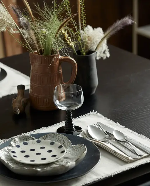 Nordal Verres à vin Gorm noir lot de 4 - 9107