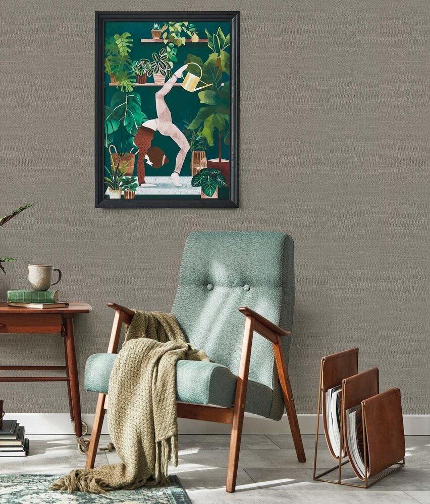 KEK Amsterdam Carta da parati natural chic effetto lino Havana - RW-006 KEK Amsterdam Carta da parati natural chic effetto lino Havana - RW-006