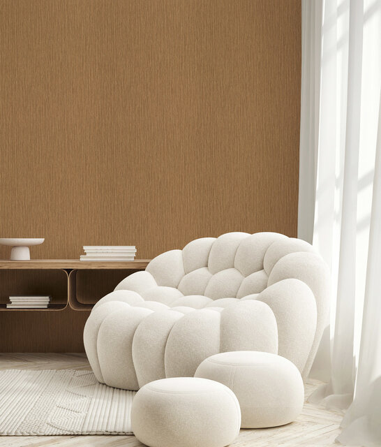 KEK Amsterdam Natural chic wallpaper linen look Osaka - RW-013
