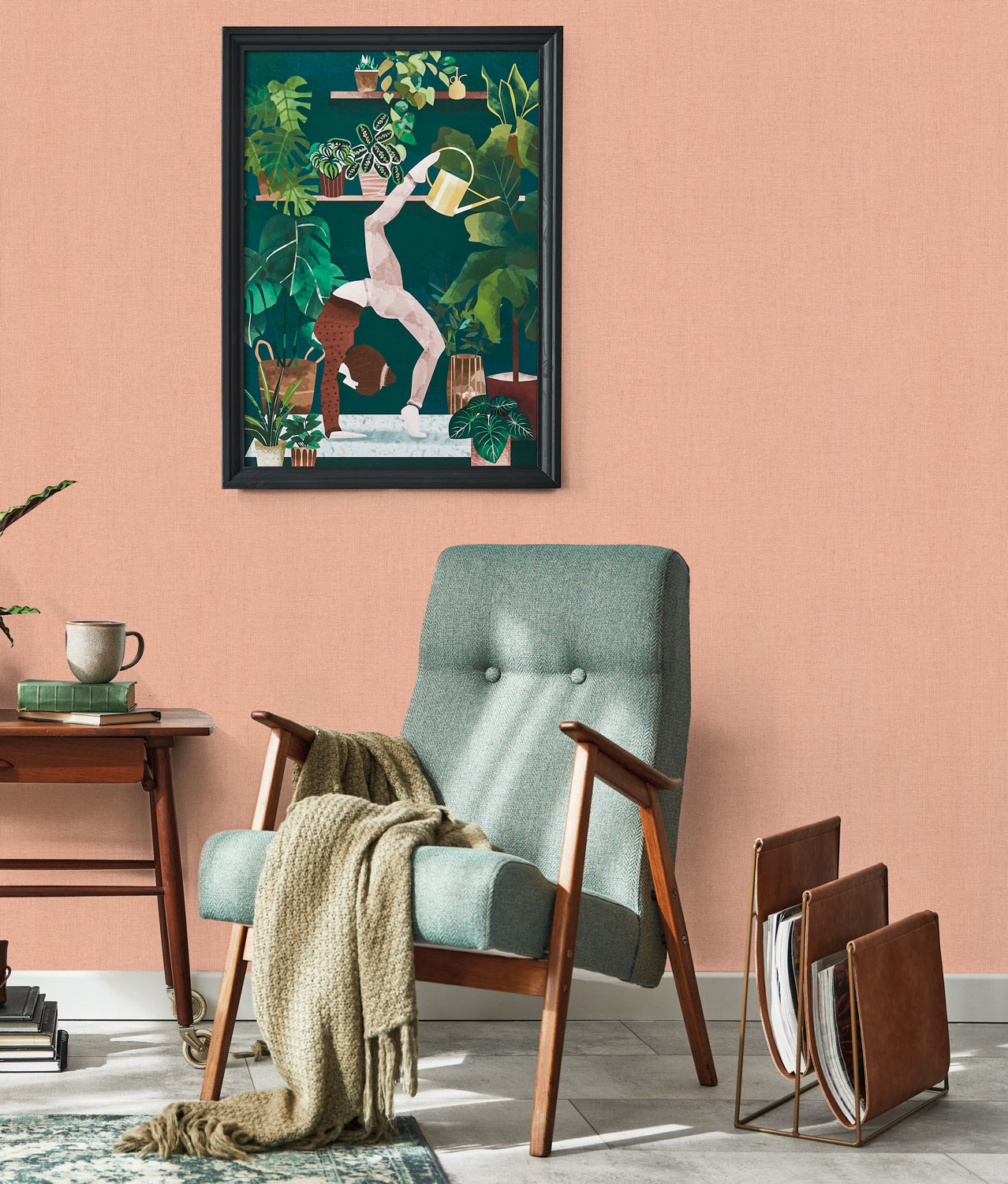 KEK Amsterdam Papier peint naturel chic aspect lin Longue plage - RW-009