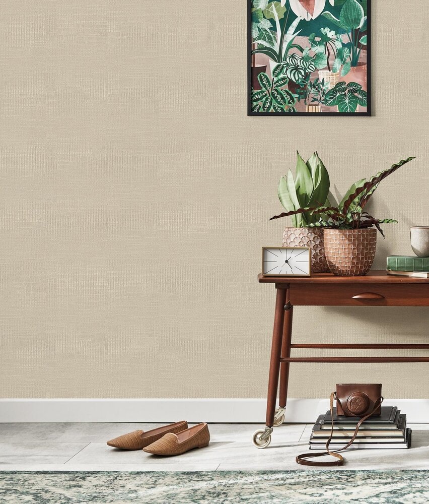 KEK Amsterdam Papel pintado natural chic aspecto lino Venecia - RW-005 KEK Amsterdam Papel pintado natural chic aspecto lino Venecia - RW-005