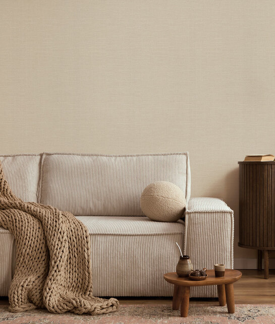 KEK Amsterdam Naturligt smart tapet linned look Venedig - RW-005