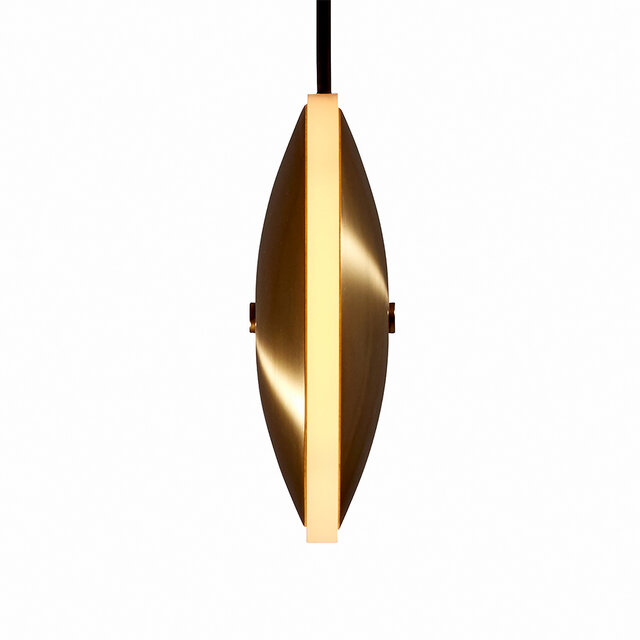 Graypants Dish6v hanging lamp brass - GP-284