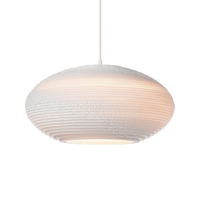 Graypants Lampe suspendue Disc 20 blanche - GP-1145