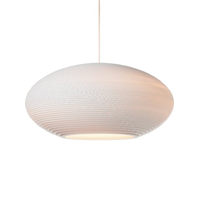 Graypants Lampe suspendue Disc 24 blanche - GP-1142