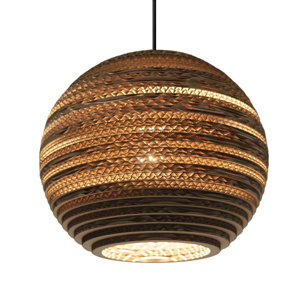 Graypants Moon 10 hanging lamp natural - GP-161