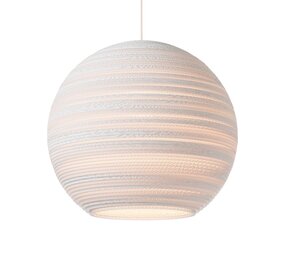 Graypants Lámpara colgante Moon 18 blanca