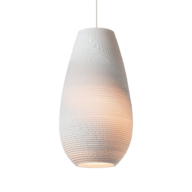 Graypants Drop18 hanging lamp white - GP-1211