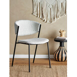 Bloomingville Chaise Marlo blanche - 82064229 Bloomingville Chaise Marlo blanche - 82064229