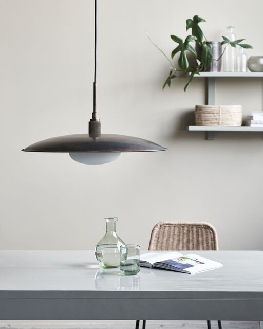 House Doctor Boston hanging lamp antique brown Ø60cm - 203660182