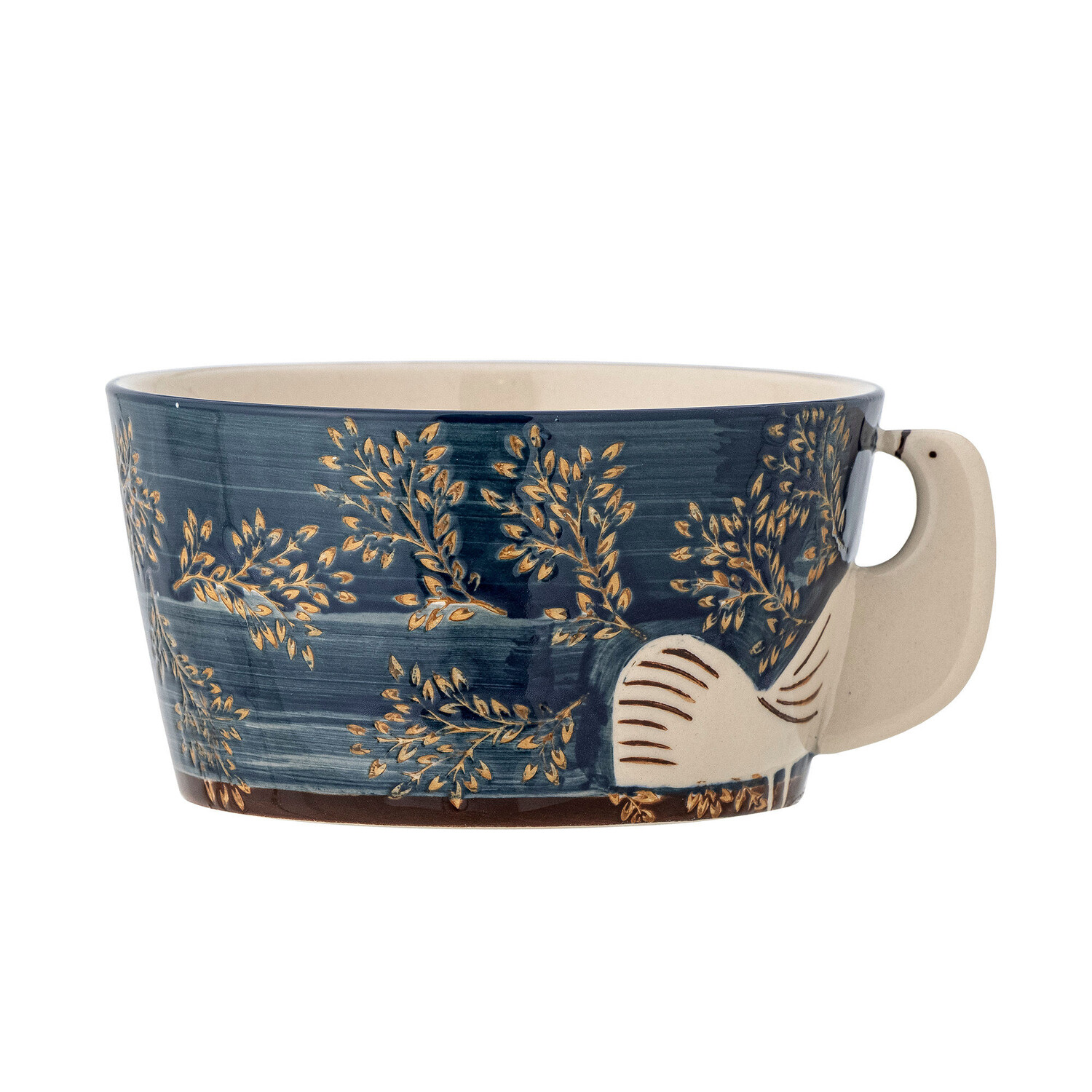 Portauovo Birdy Bloomingville - Stoneware Blu Per Colazione
