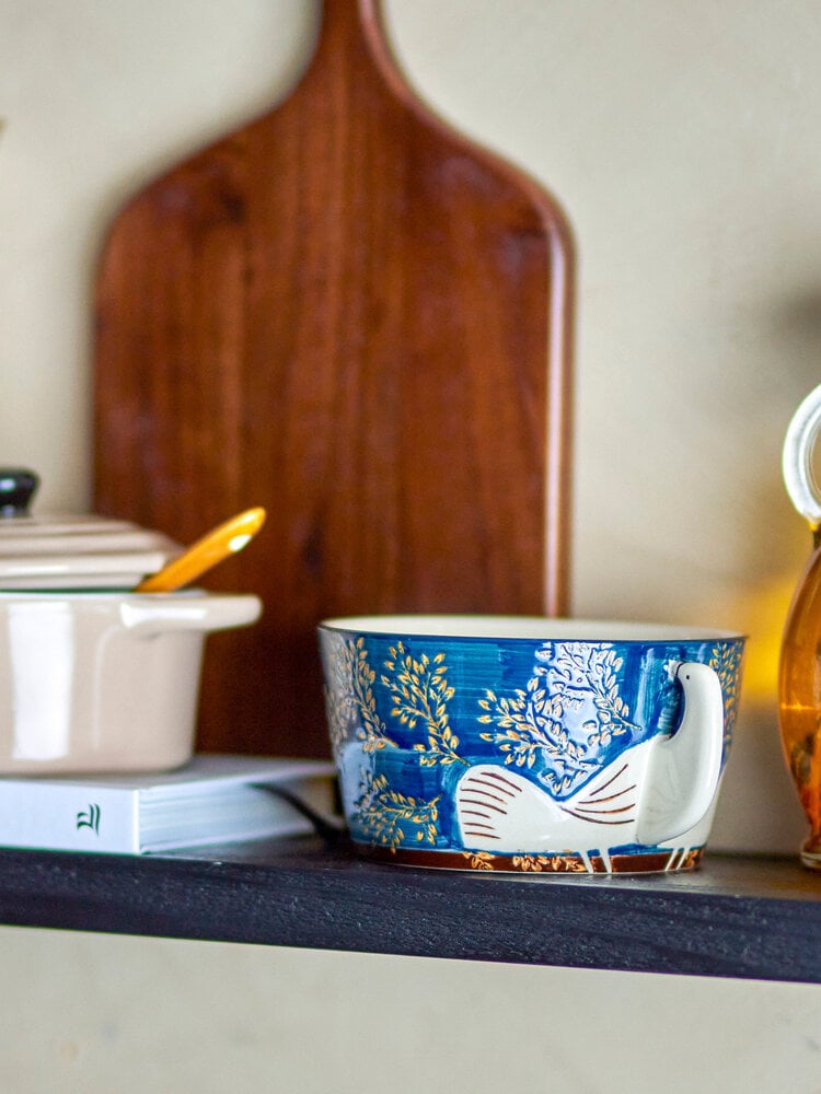 Bloomingville Hezha bowls blue set of 6 pieces - 82060829