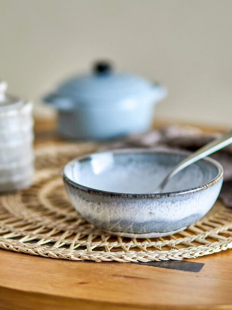 Bloomingville Paula bowls gray set of 4 pieces