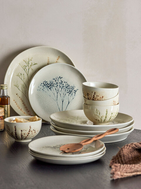 Bloomingville Bea servies set van 12 stuks - 82060574